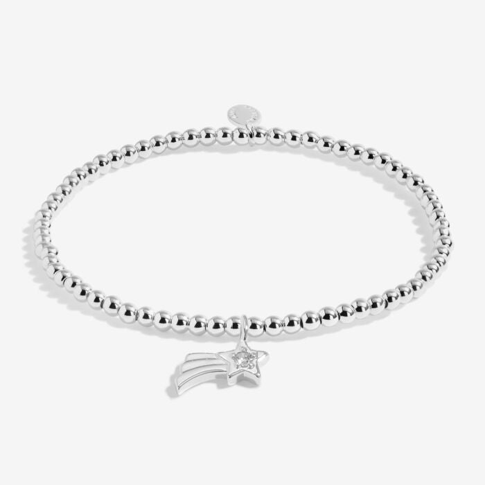 Kids' Love From Santa 'Make A Christmas Wish' Bracelet in Silver Plating - RUTHERFORD & Co