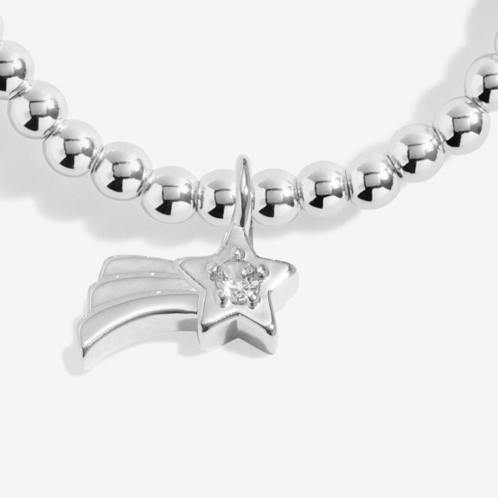 Kids' Love From Santa 'Make A Christmas Wish' Bracelet in Silver Plating - RUTHERFORD & Co