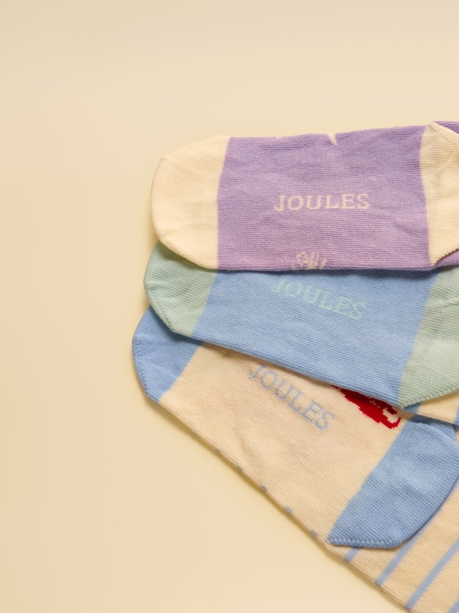Kid's Neat Feet Blue Mermaid 3 Pack Socks - RUTHERFORD & Co