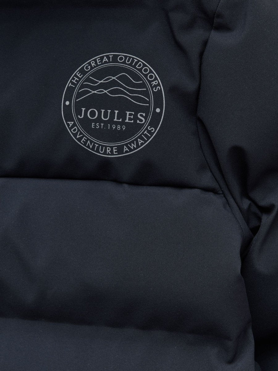 Kids' Padwell Navy Waterproof Padded Coat - RUTHERFORD & Co