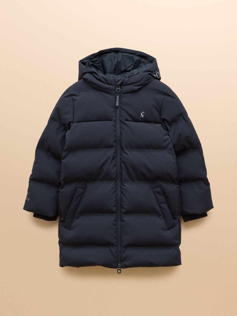 Kids' Padwell Navy Waterproof Padded Coat - RUTHERFORD & Co