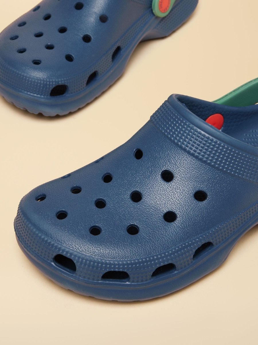 Kids' Poole Navy EVA Clogs - RUTHERFORD & Co