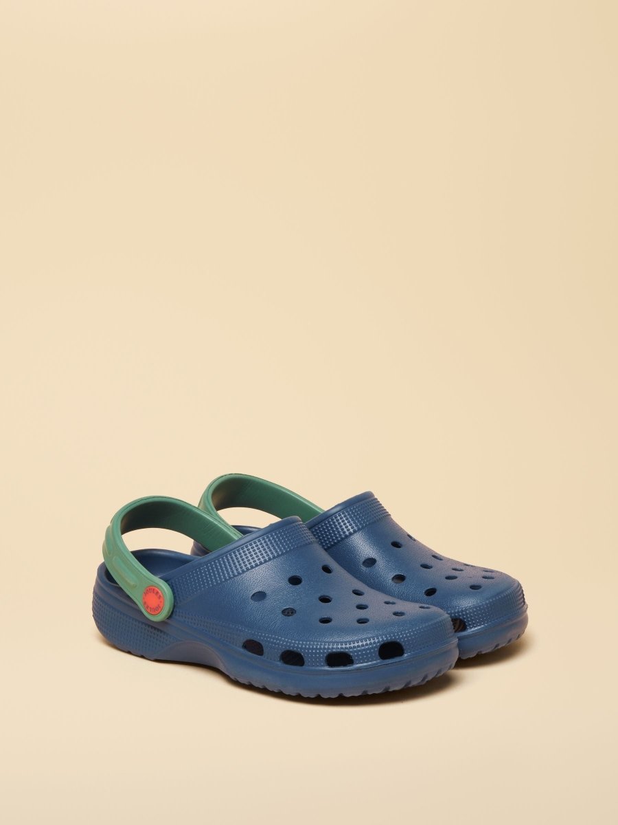 Kids' Poole Navy EVA Clogs - RUTHERFORD & Co