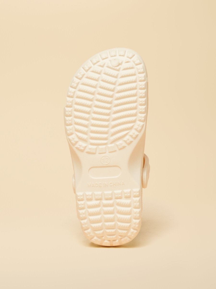 Kids' Poole White Ditsy EVA Clogs - RUTHERFORD & Co