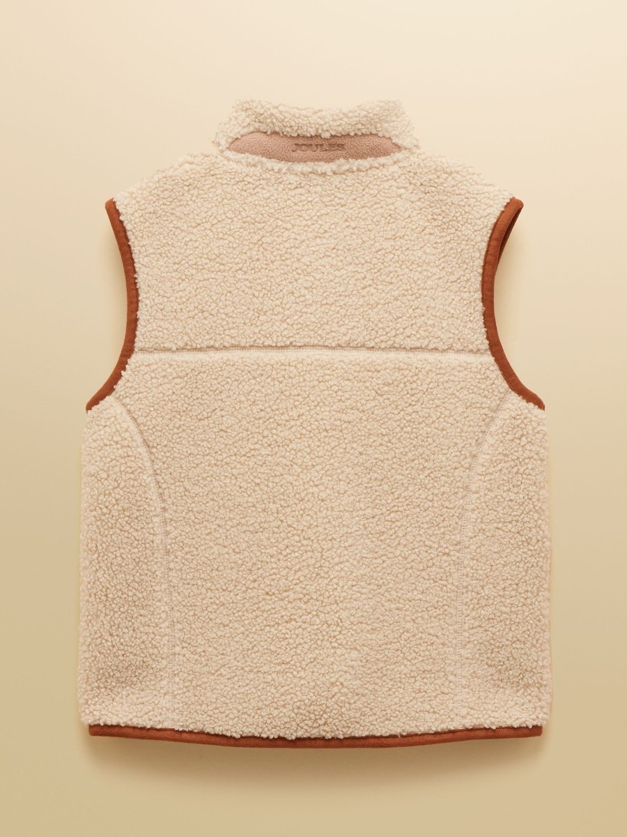 Kids' Sadie Stone Borg Fleece Gilet - RUTHERFORD & Co