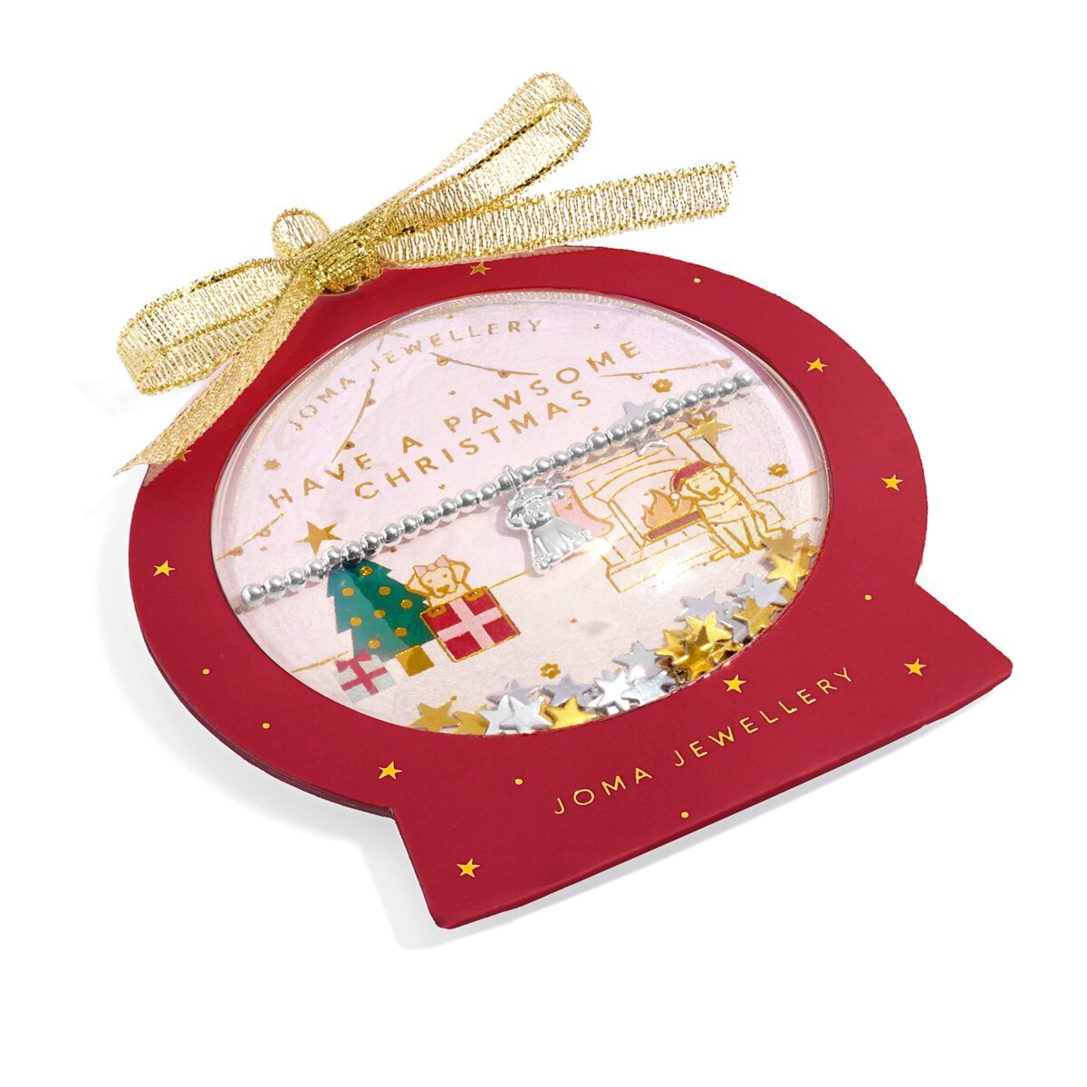 Kids' Snowglobe A Little 'Have a Pawsome Christmas' Bracelet - RUTHERFORD & Co
