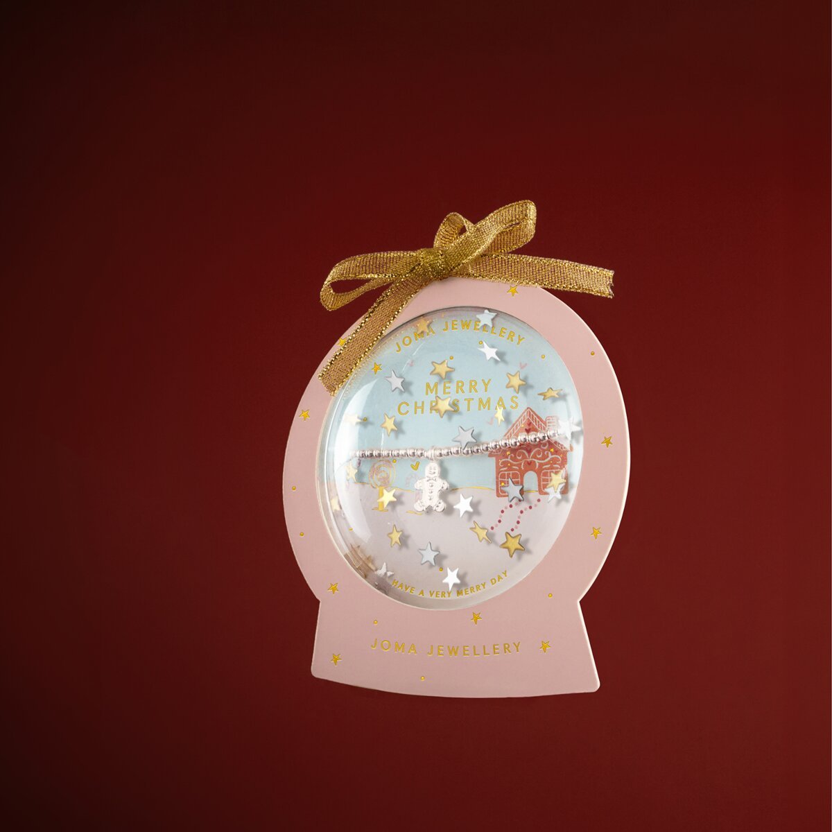 Kids' Snowglobe A Little 'Merry Christmas' Bracelet - RUTHERFORD & Co