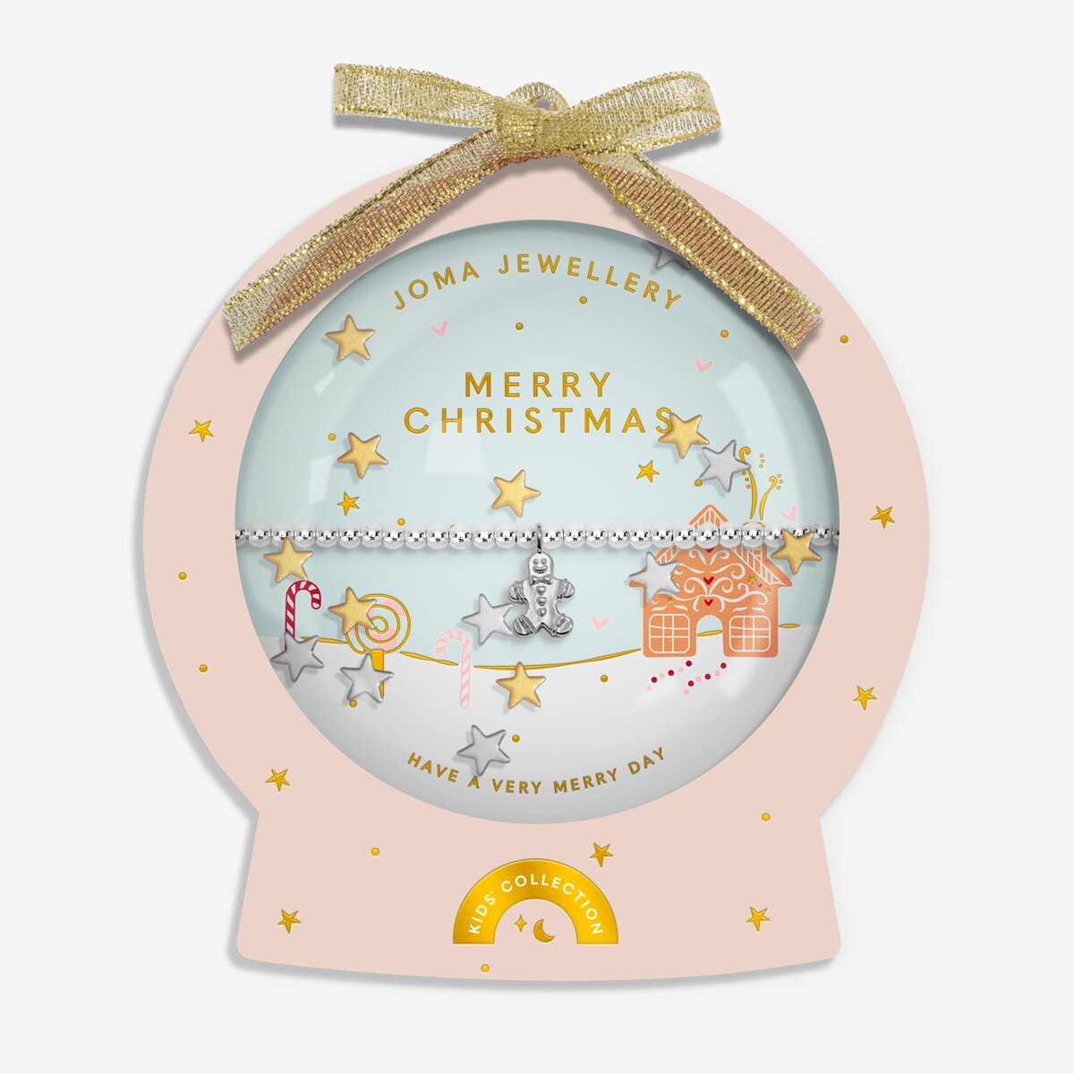 Kids' Snowglobe A Little 'Merry Christmas' Bracelet - RUTHERFORD & Co
