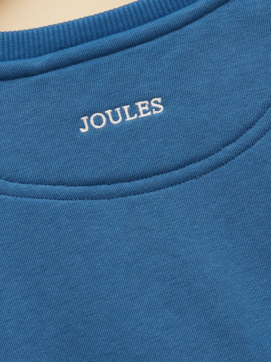 Kids' Sundaze Bright Blue Slogan Crew Neck Sweatshirt - RUTHERFORD & Co