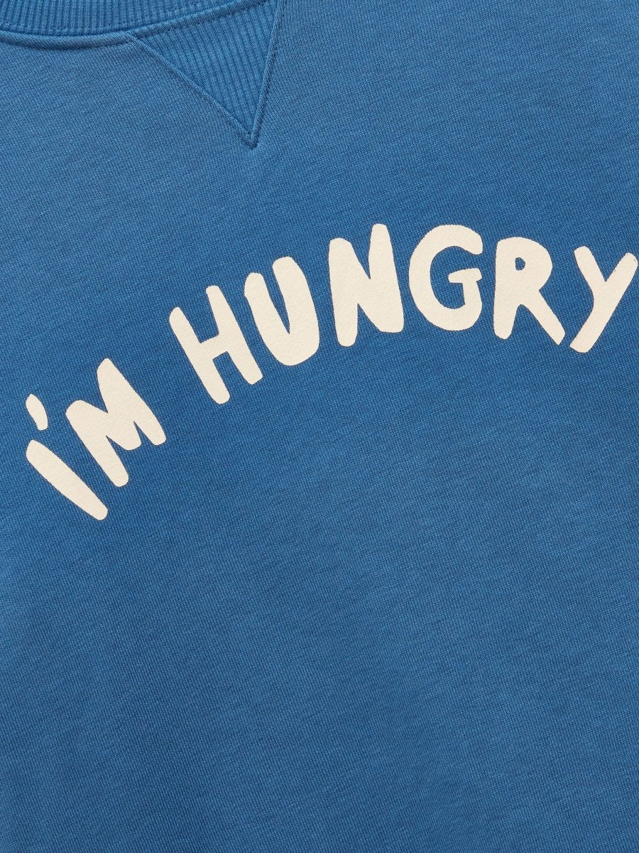 Kids' Sundaze Bright Blue Slogan Crew Neck Sweatshirt - RUTHERFORD & Co