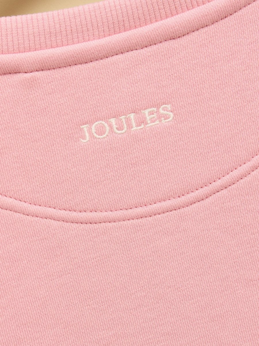 Kids' Sundaze Light Pink Slogan Crew Neck Sweatshirt - RUTHERFORD & Co