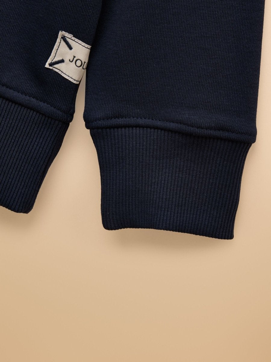 Kids' Sundaze Navy Blue Crew Neck Sweatshirt - RUTHERFORD & Co