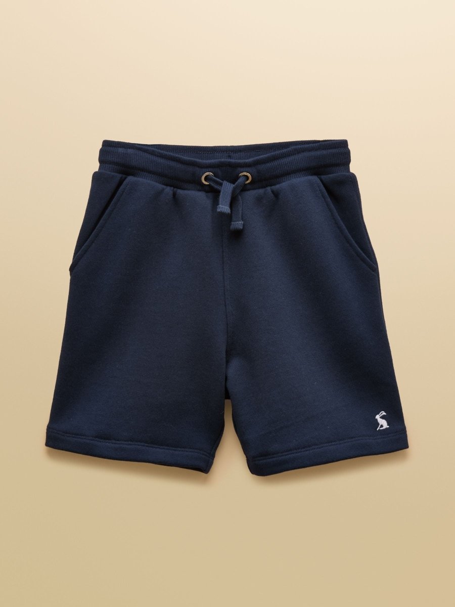 Kids' Sundaze Navy Blue Loopback Sweat Shorts - RUTHERFORD & Co