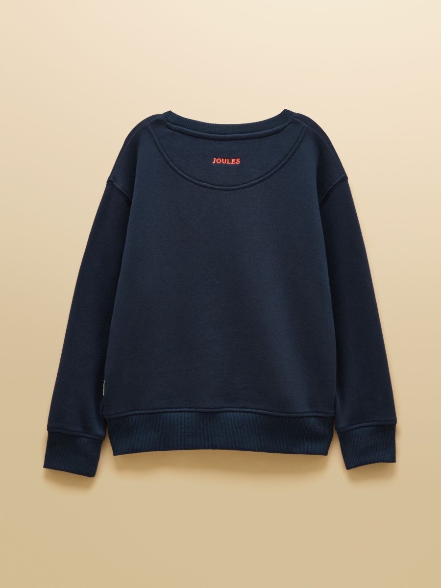 Kids' Sundaze Navy Slogan Crew Neck Sweatshirt - RUTHERFORD & Co