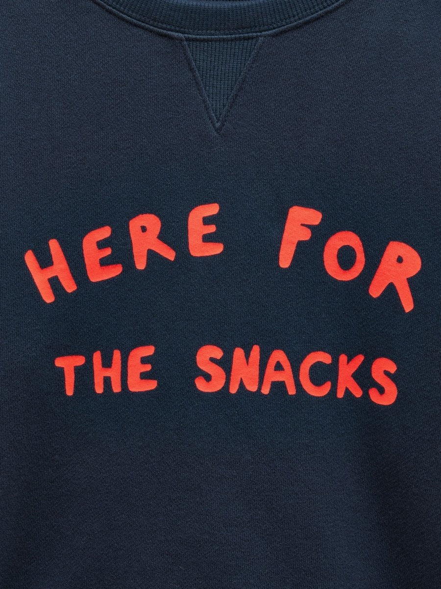 Kids' Sundaze Navy Slogan Crew Neck Sweatshirt - RUTHERFORD & Co