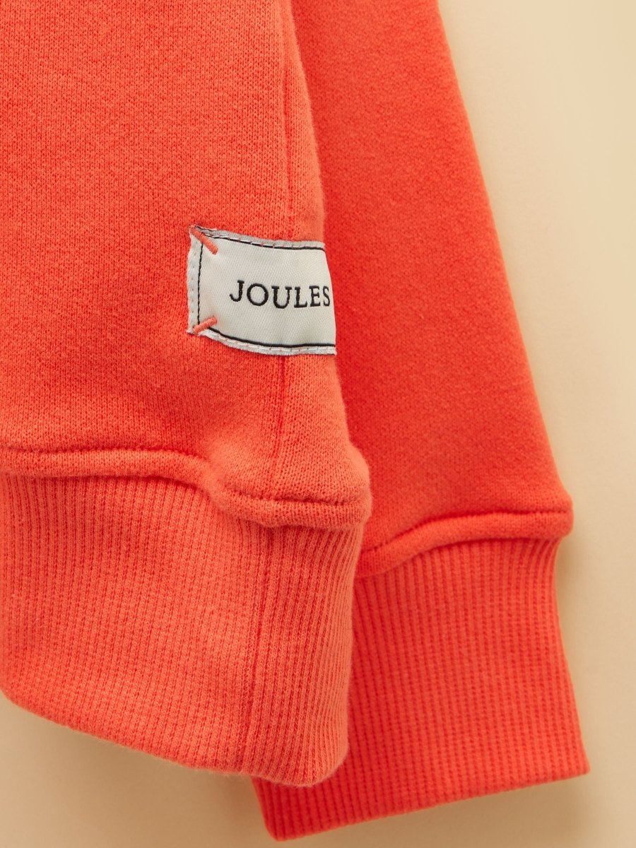 Kids' Sundaze Orange Slogan Crew Neck Sweatshirt - RUTHERFORD & Co