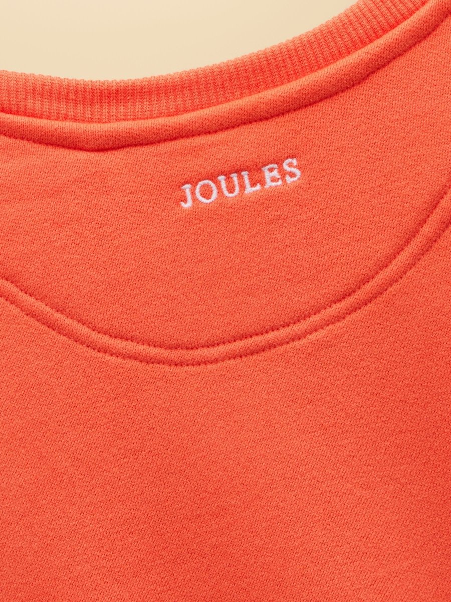 Kids' Sundaze Orange Slogan Crew Neck Sweatshirt - RUTHERFORD & Co