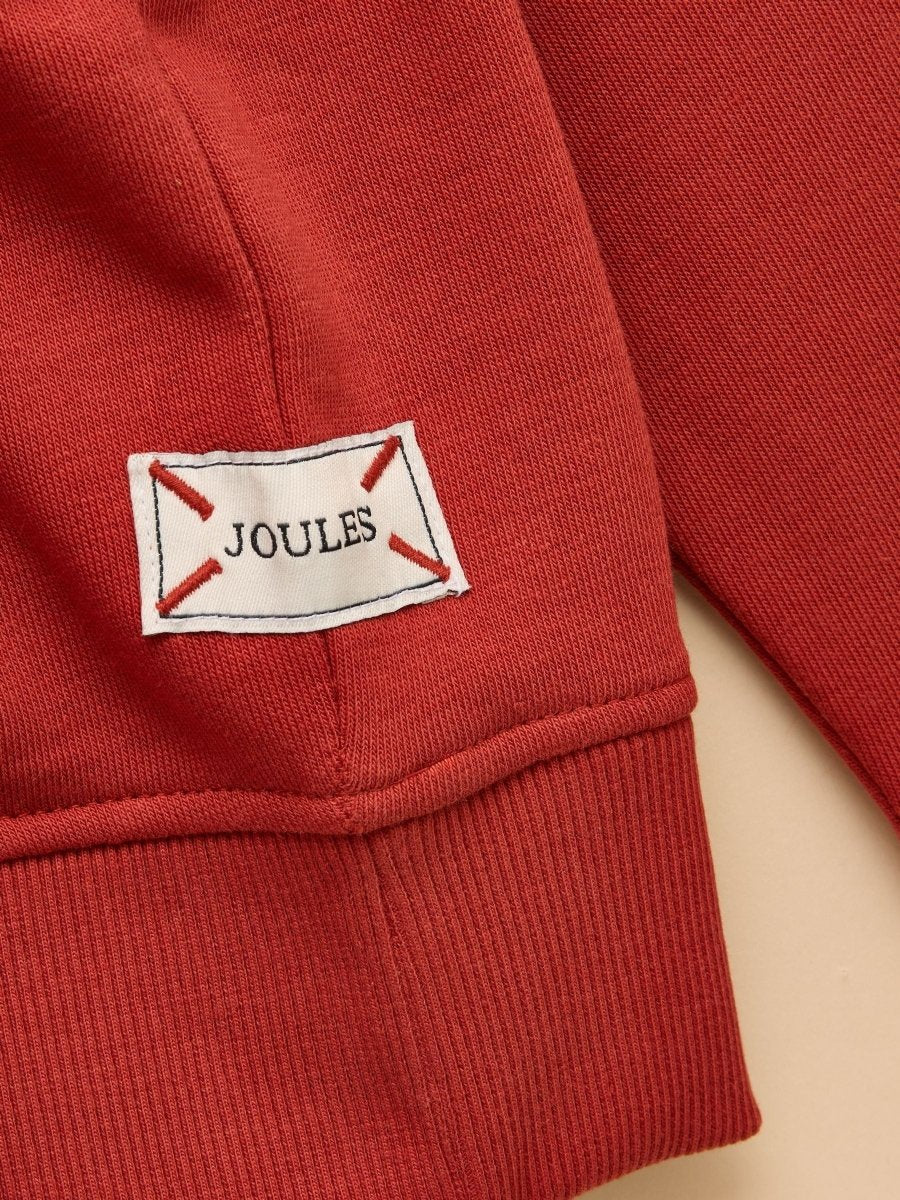 Kids' Sundaze Rust Red Crew Neck Sweatshirt - RUTHERFORD & Co