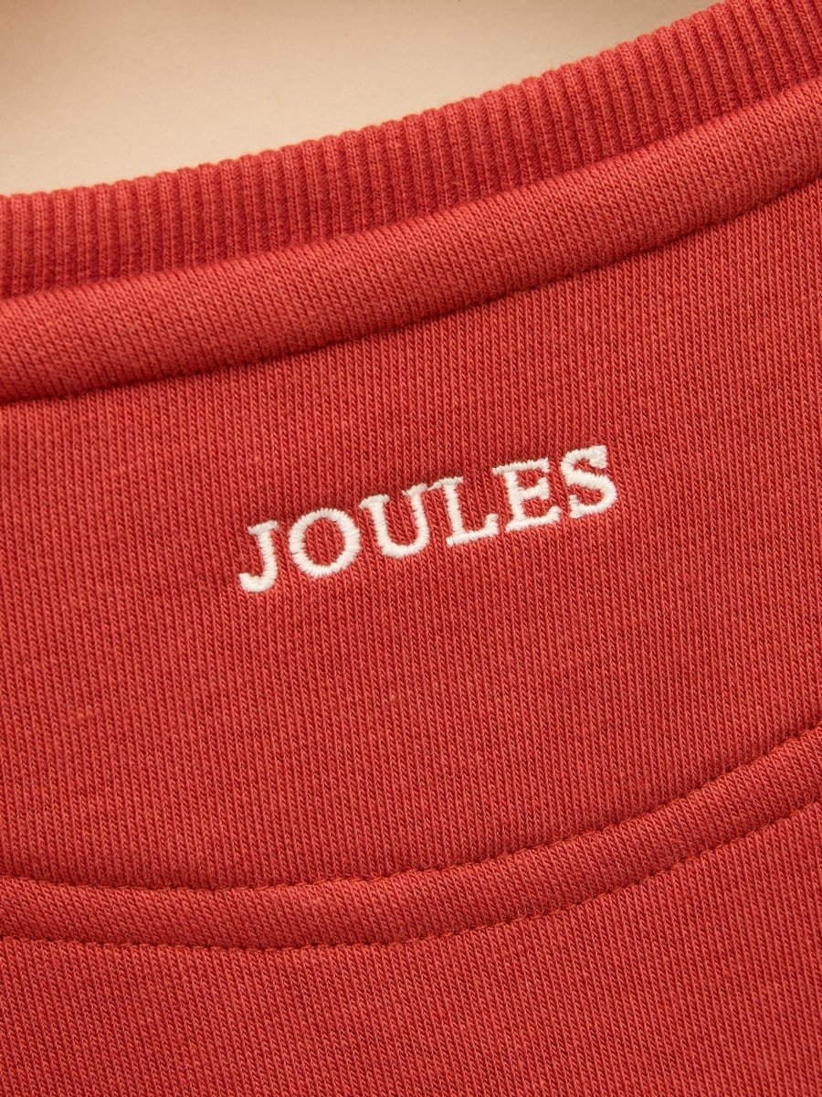 Kids' Sundaze Rust Red Crew Neck Sweatshirt - RUTHERFORD & Co