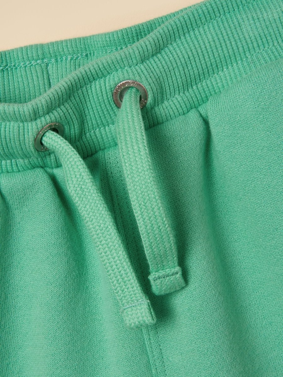 Kids' Sundaze Turquoise Green Loopback Sweat Shorts - RUTHERFORD & Co