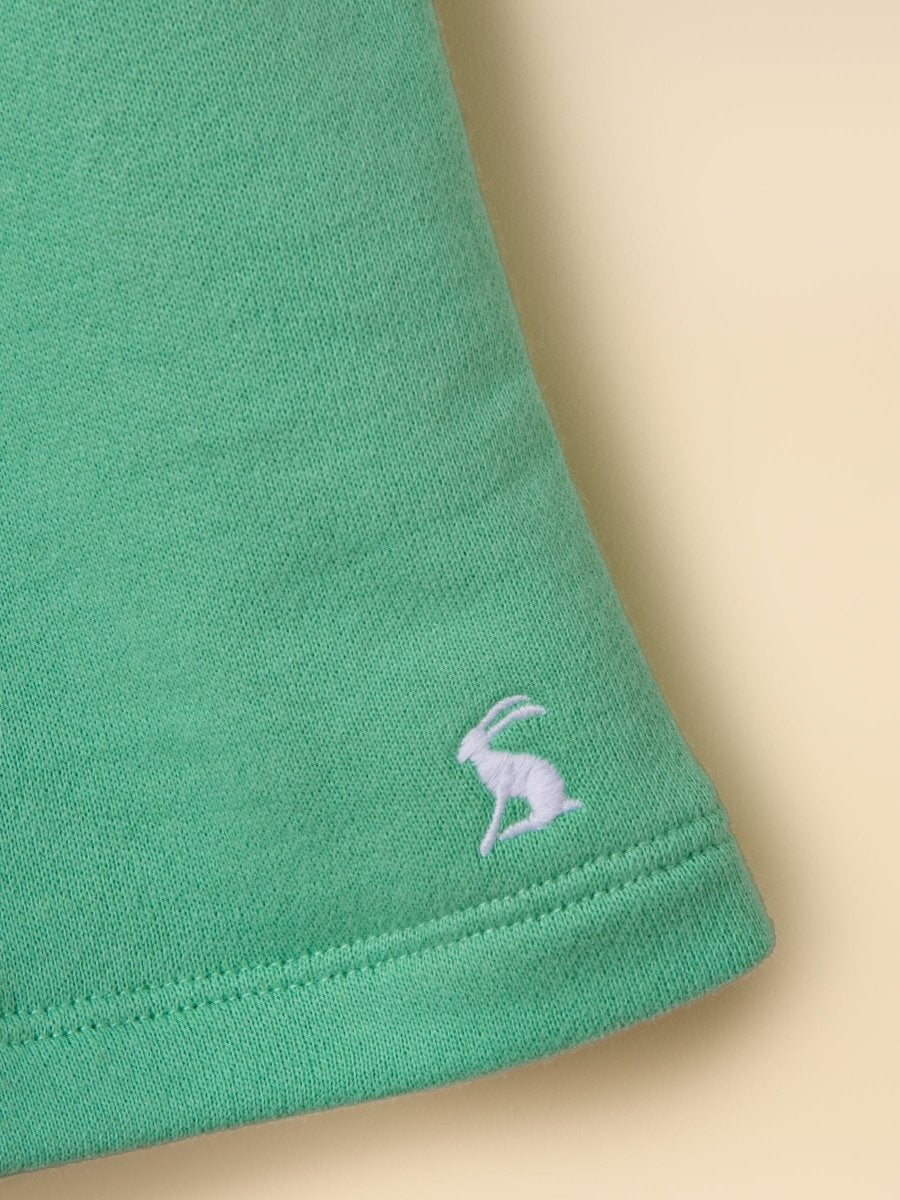 Kids' Sundaze Turquoise Green Loopback Sweat Shorts - RUTHERFORD & Co