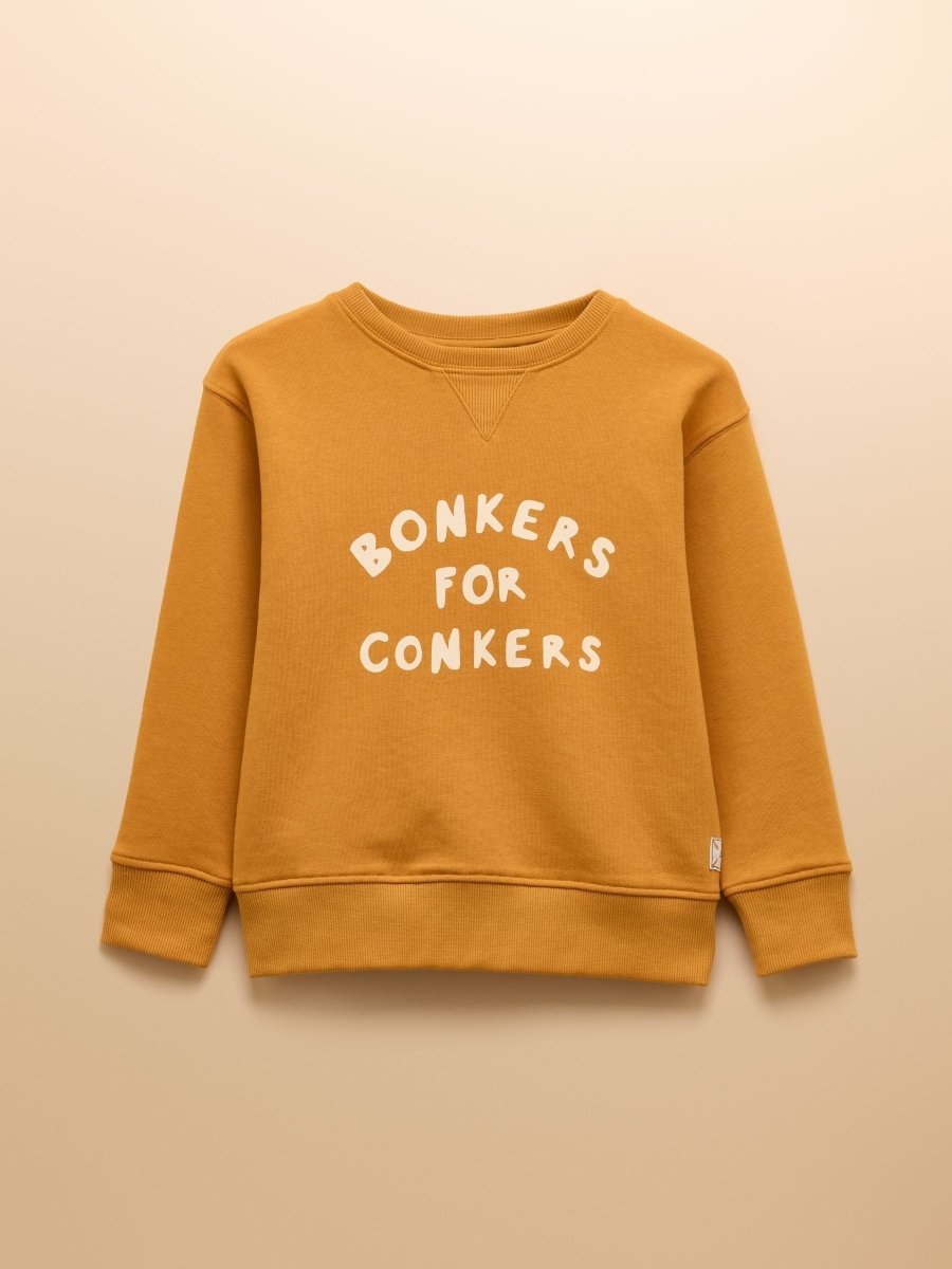 Kids' Sundaze Yellow Crew Neck Sweatshirt - RUTHERFORD & Co