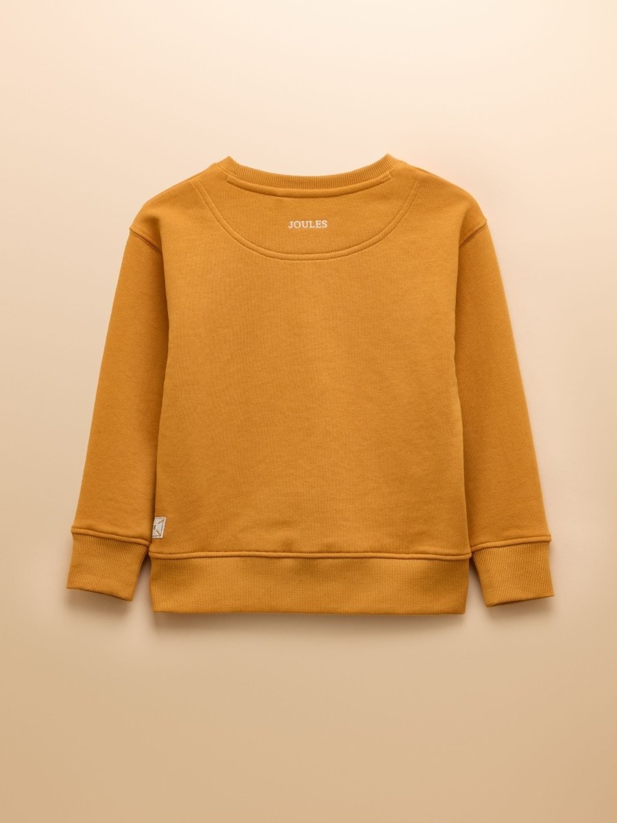 Kids' Sundaze Yellow Crew Neck Sweatshirt - RUTHERFORD & Co