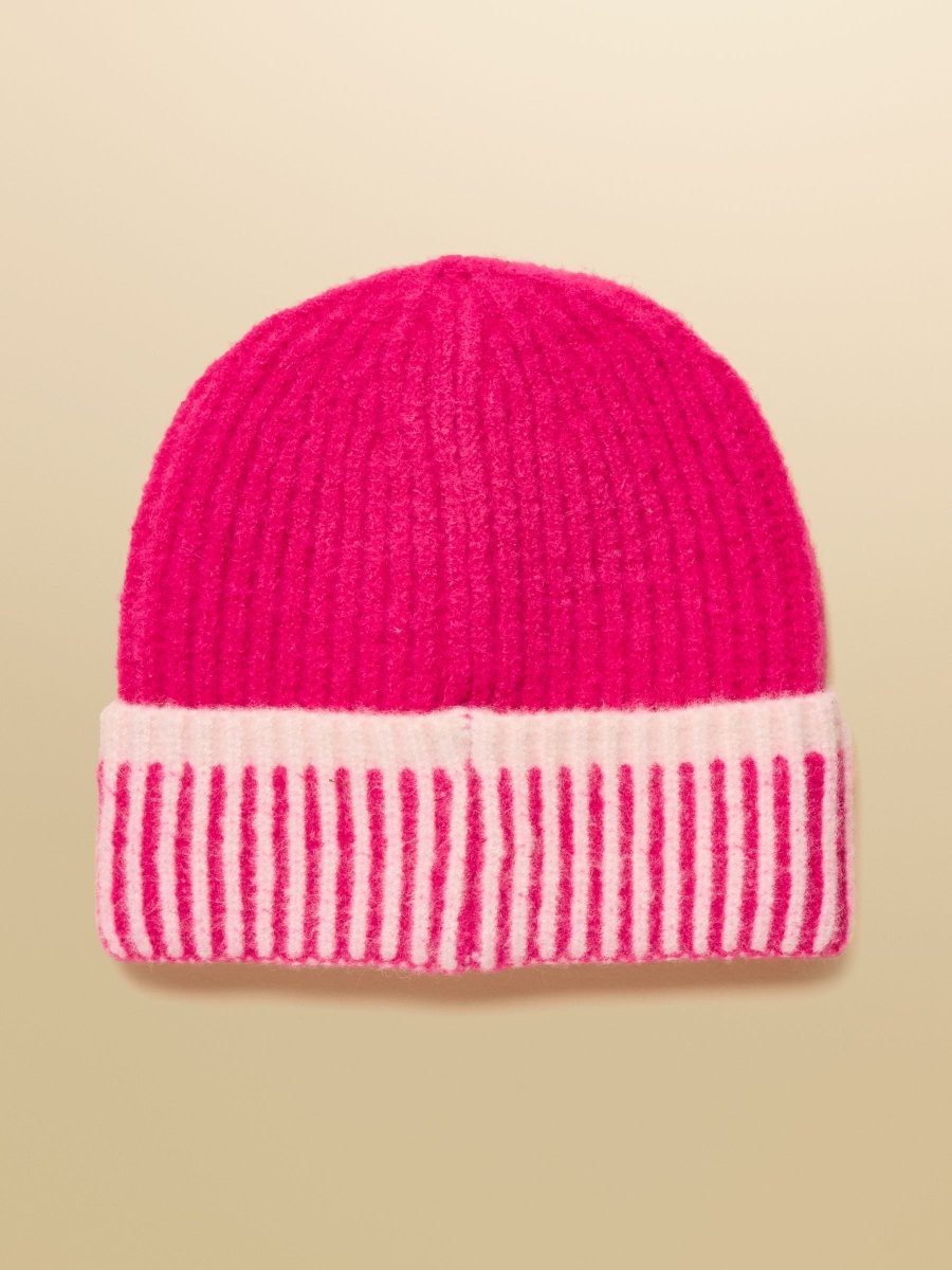 Kids Wanderer Bright Pink Beanie Hat - RUTHERFORD & Co