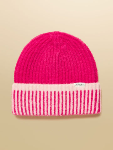 Kids Wanderer Bright Pink Beanie Hat - RUTHERFORD & Co