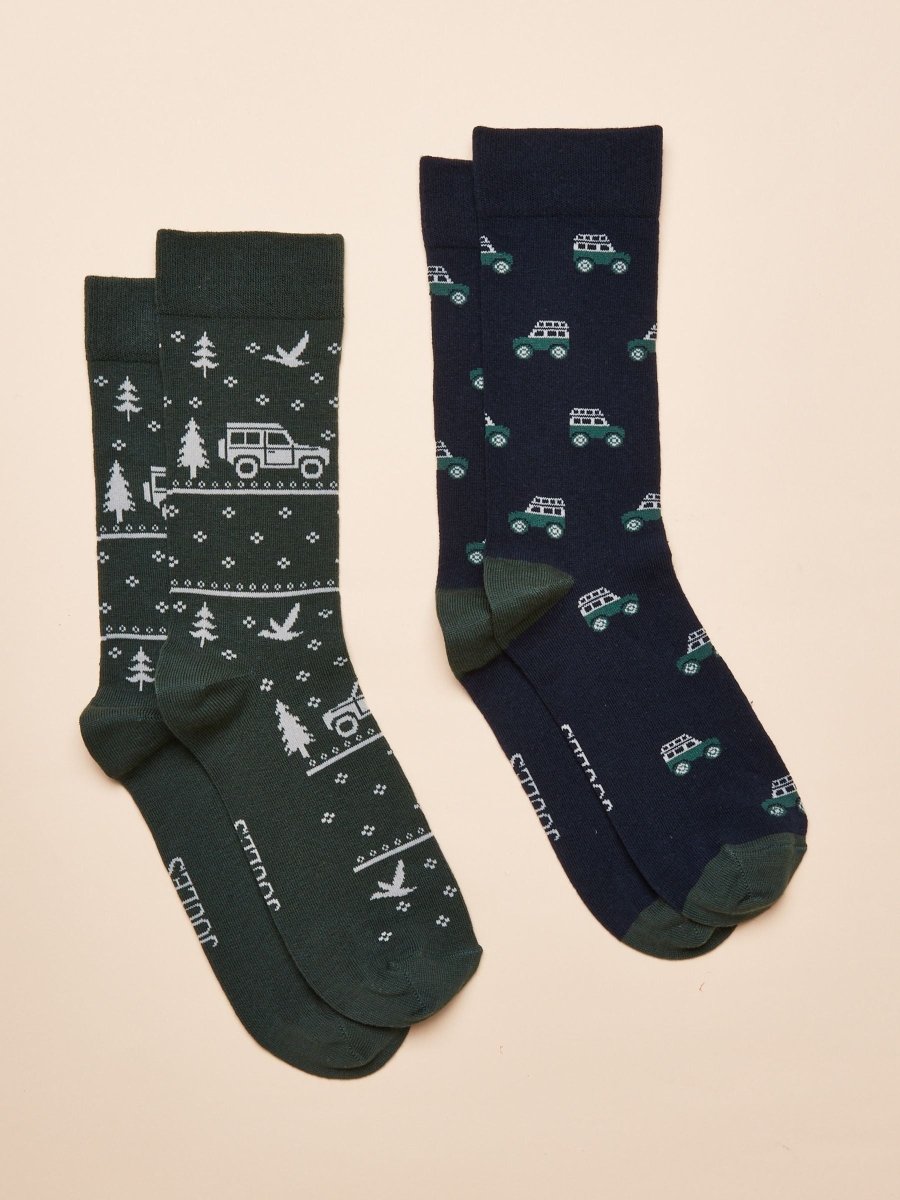 Kingsbury Cream 2 Pack Socks - RUTHERFORD & Co