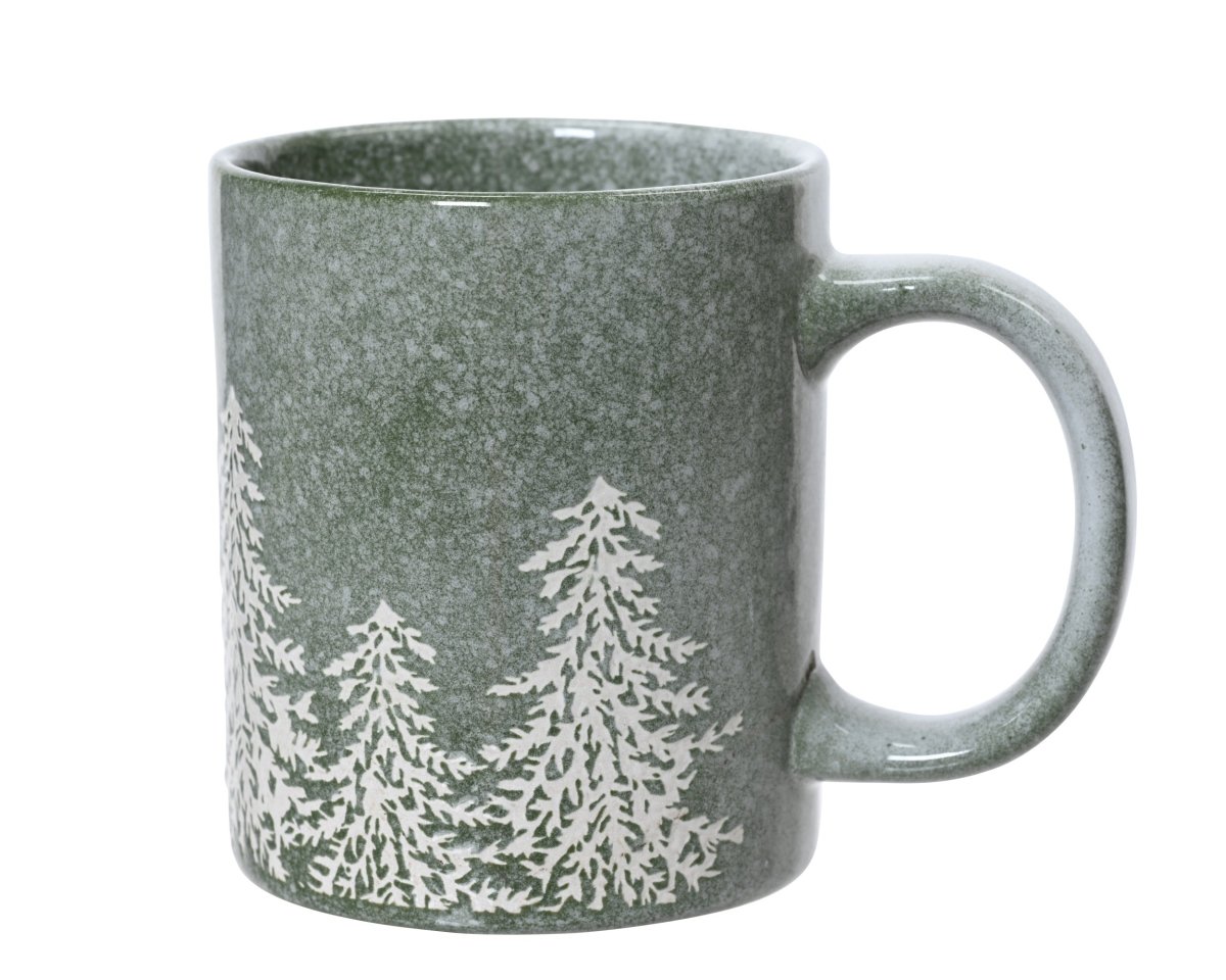 Kitchen Goods Stoneware Mug Green - RUTHERFORD & Co