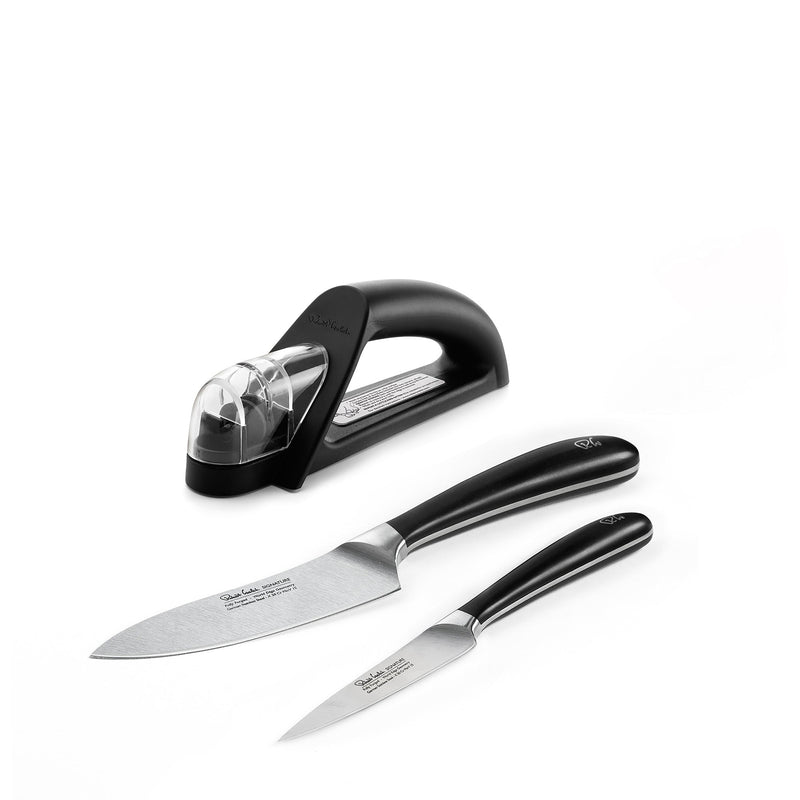 Kitchen Knife Set with Knife Sharpener - RUTHERFORD & Co