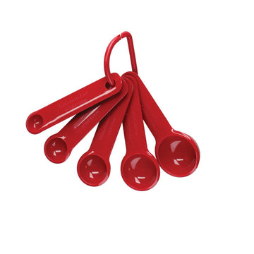 KitchenAid 5pc Measuring Spoon Set - Empire Red - RUTHERFORD & Co