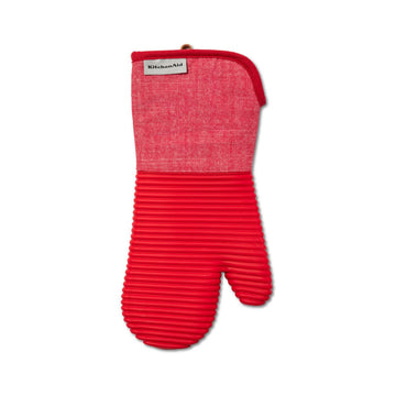 KitchenAid Ribbed Soft Silicone Oven Glove Empire Red - RUTHERFORD & Co