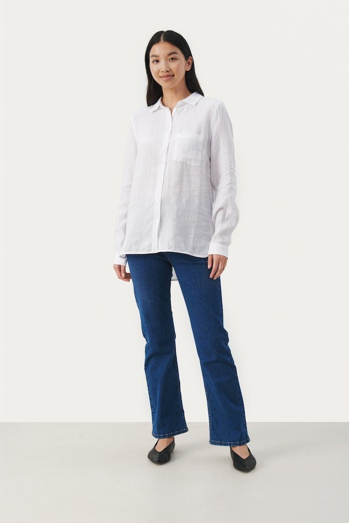 KivasPW Sh Shirt - Bright White - RUTHERFORD & Co