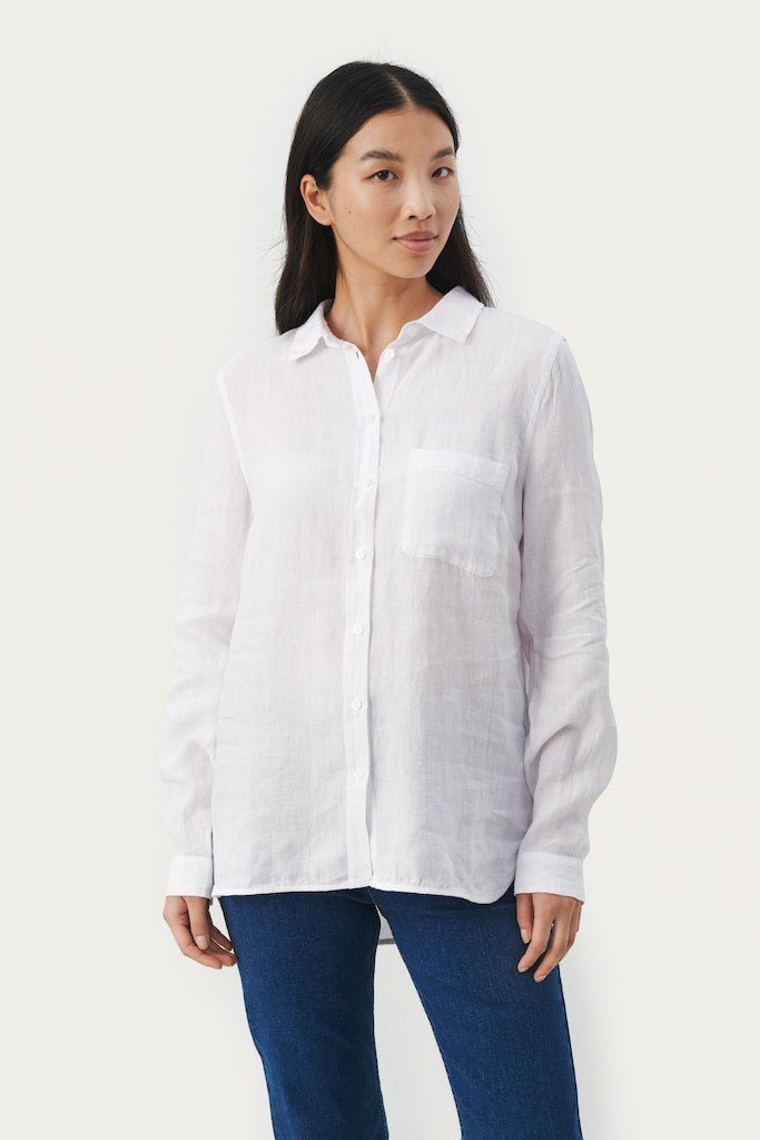 KivasPW Sh Shirt - Bright White - RUTHERFORD & Co