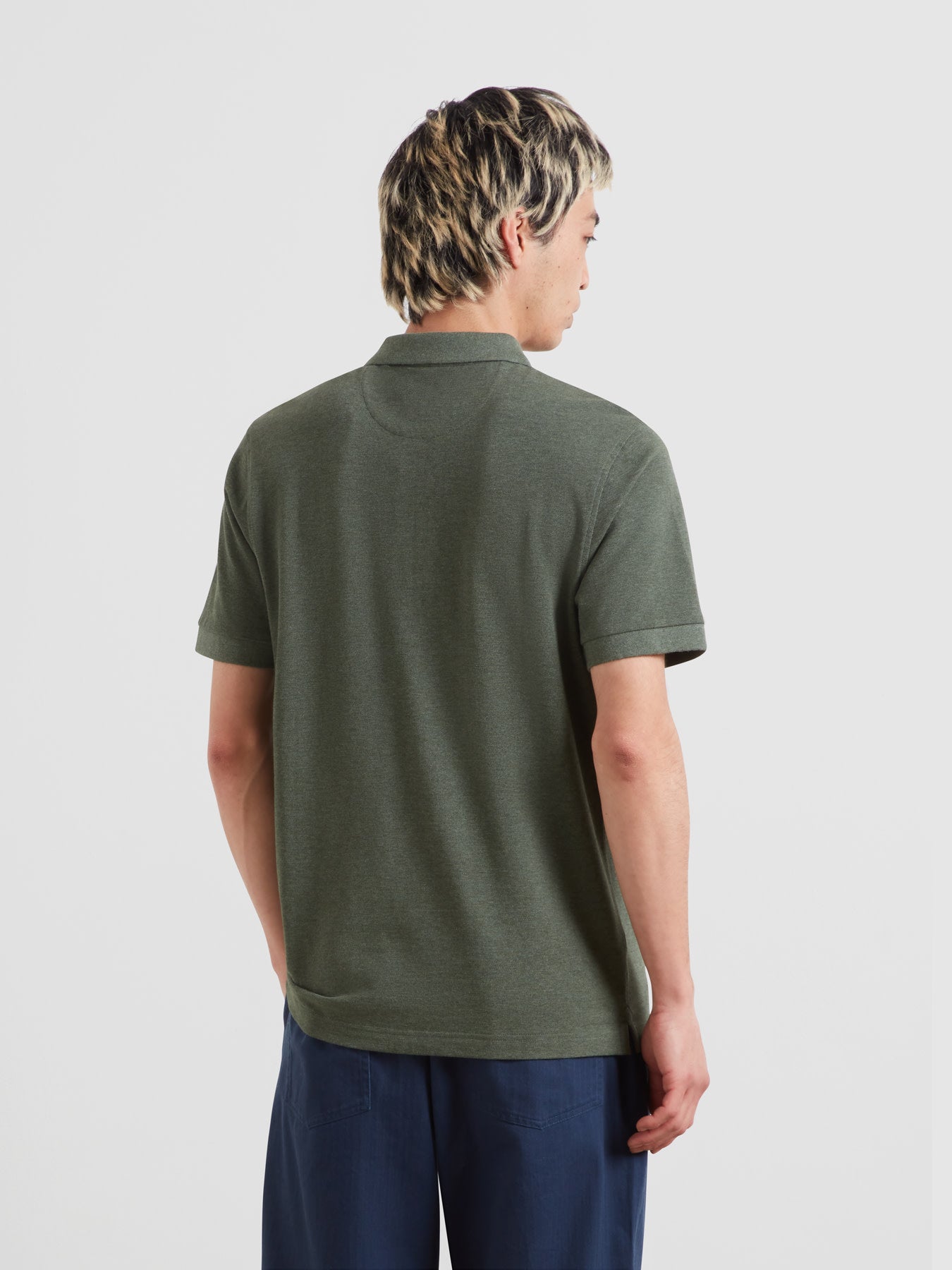 Cunningham Polo Shirt In Rosemary Marl