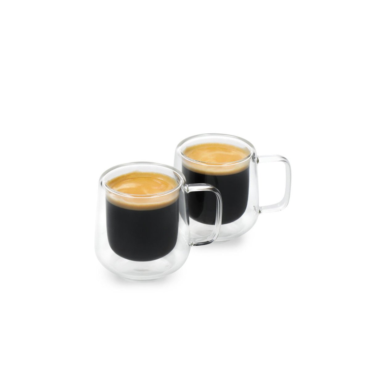 La Cafetière 2pc Siena Double - Walled Espresso Glasses Set, 100ml - RUTHERFORD & Co