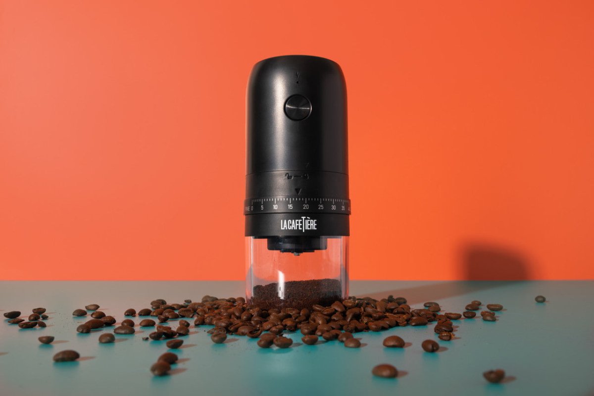 La Cafetière Electric Ceramic Burr Coffee Grinder, 200ml - RUTHERFORD & Co