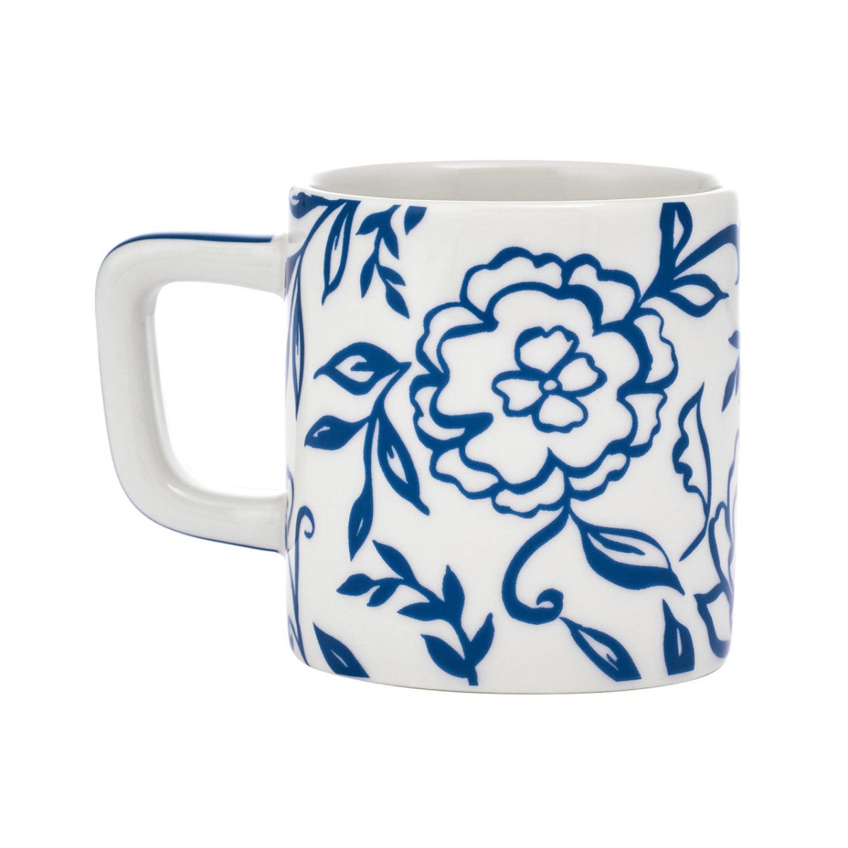 La Cafetière Espresso Cup Blue Floral - RUTHERFORD & Co