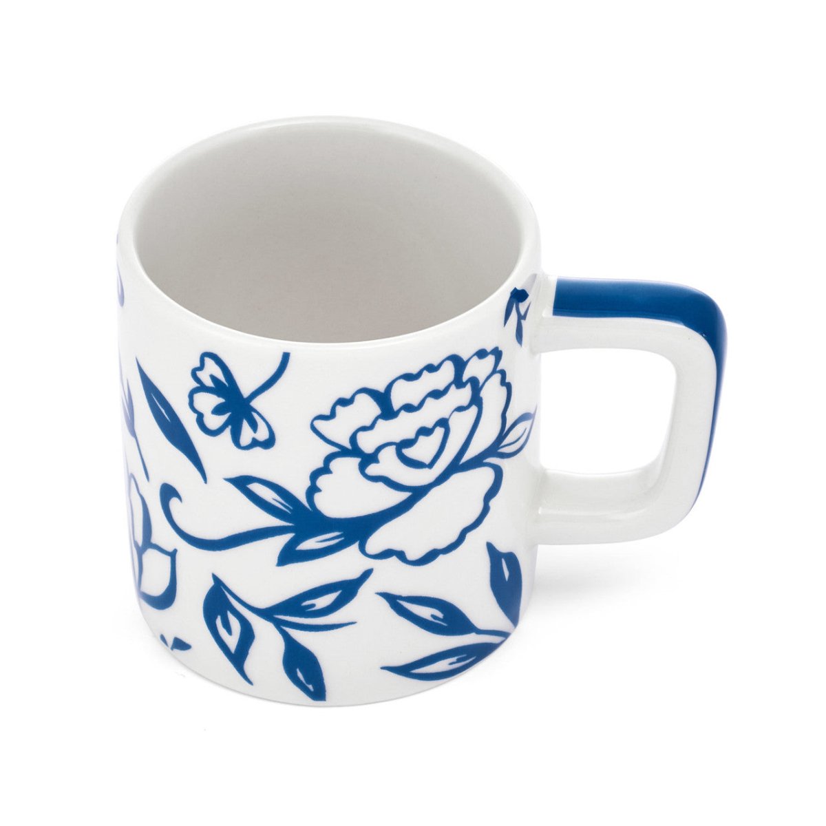 La Cafetière Espresso Cup Blue Floral - RUTHERFORD & Co