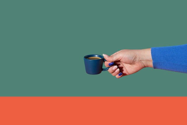 La Cafetière Espresso Cup, Navy, 65ml - RUTHERFORD & Co