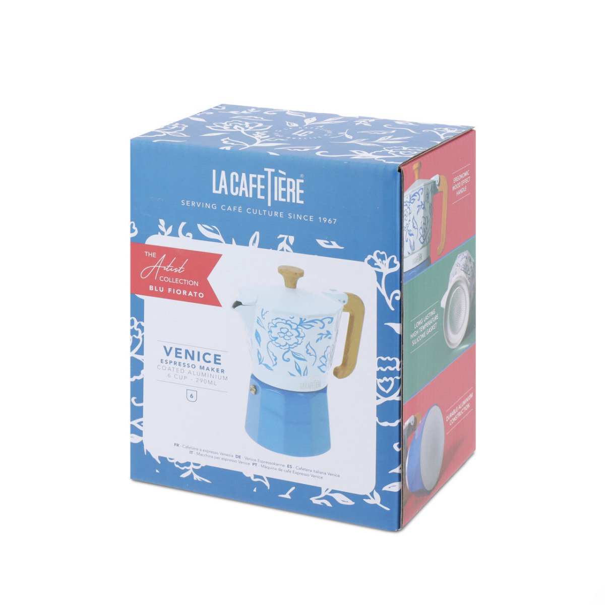 La Cafetière Espresso Maker Floral - RUTHERFORD & Co