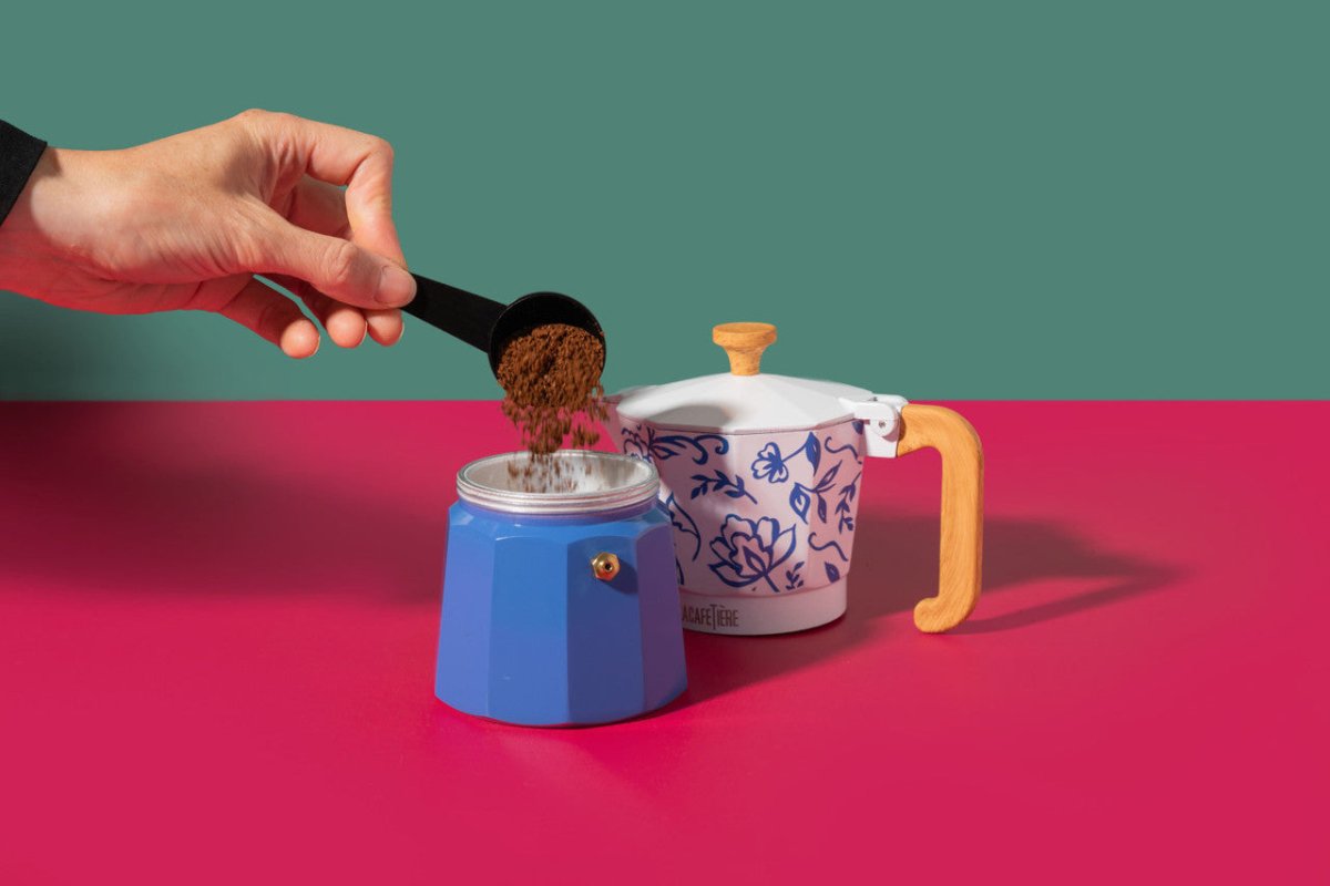 La Cafetière Espresso Maker Floral - RUTHERFORD & Co