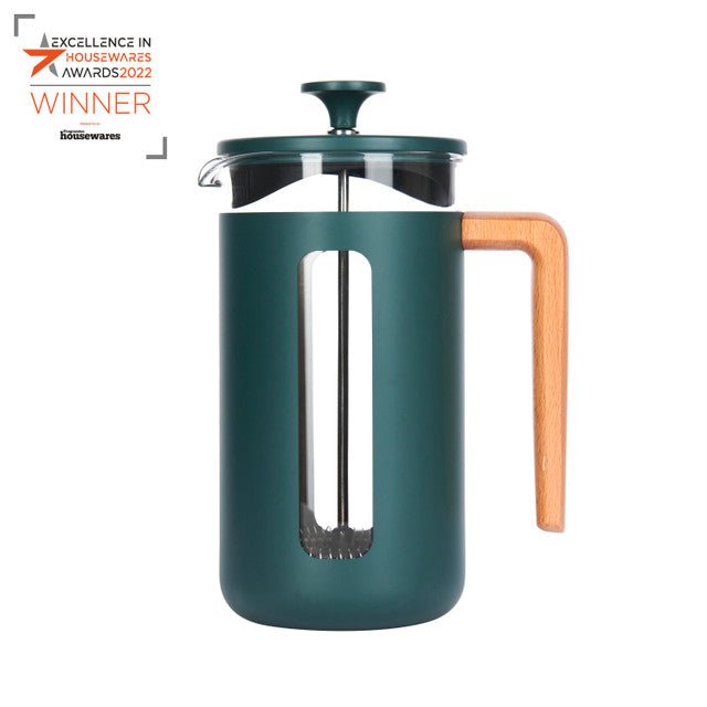 La Cafetière Pisa Latte Cafetiere, 8 - Cup, Green - RUTHERFORD & Co