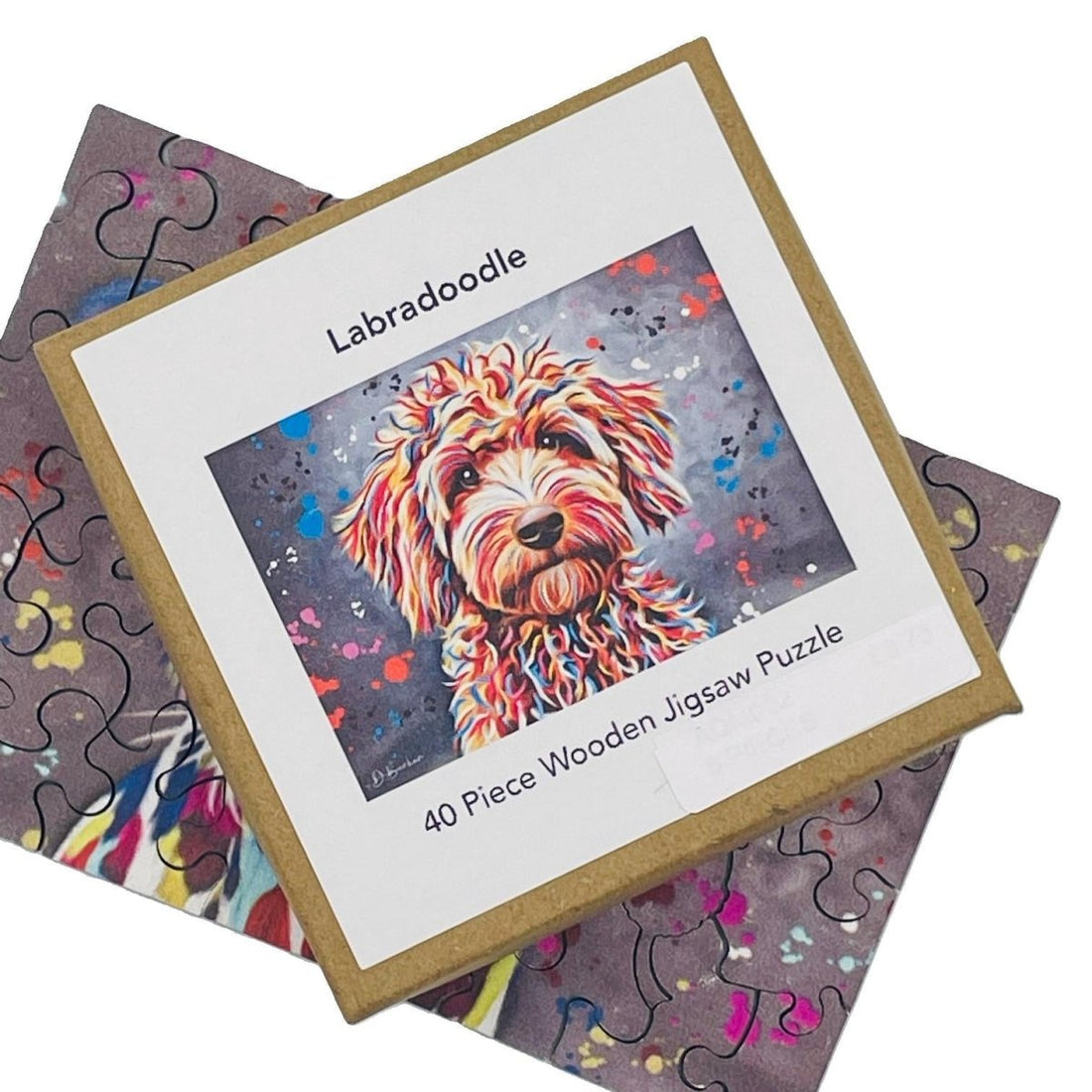 Labradoodle Wooden Jigsaw Puzzle 40 Piece - RUTHERFORD & Co