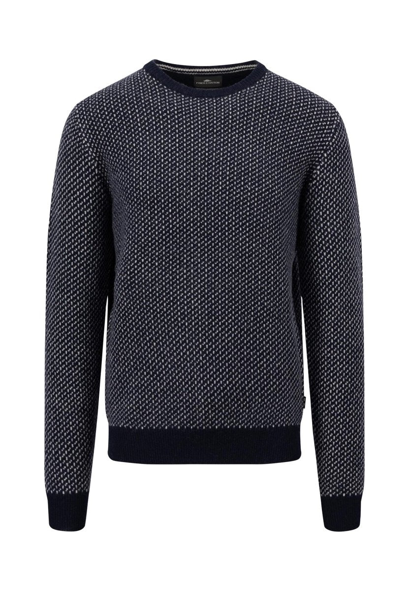 Lambswool Crew Neck Knitwear - RUTHERFORD & Co