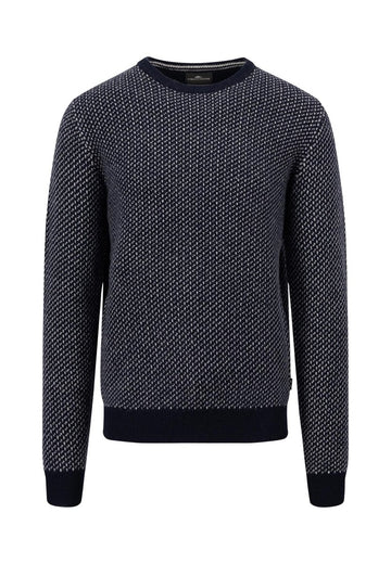 Lambswool Crew Neck Knitwear - RUTHERFORD & Co
