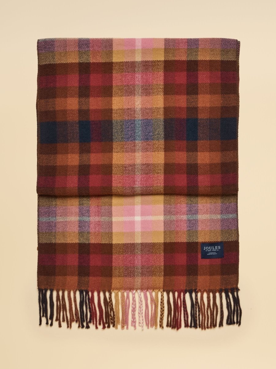 Langtree Berry Red Large Scarf - RUTHERFORD & Co