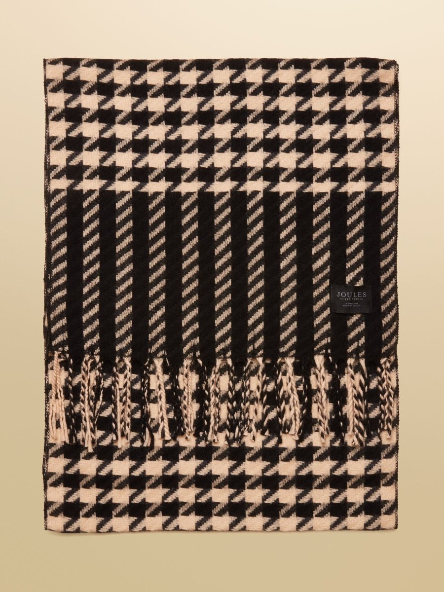 Langtree Black/Tan Large Unisex Scarf - RUTHERFORD & Co